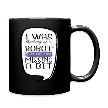 Sayings quote artificial intelligence poison - Full Colour Mug - black - Right
