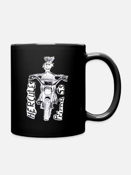 Mofa Hercules Prima 5S - Tasse einfarbig - Schwarz