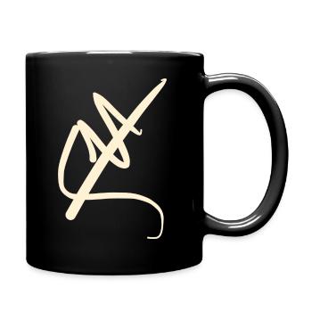 The world's most abstract T-shirt - Full Colour Mug - black - Right