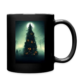 Halloween Christmas Tree - Full Colour Mug - black - Right