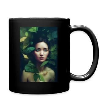 Dame Nature - Mug uni - noir - Droite