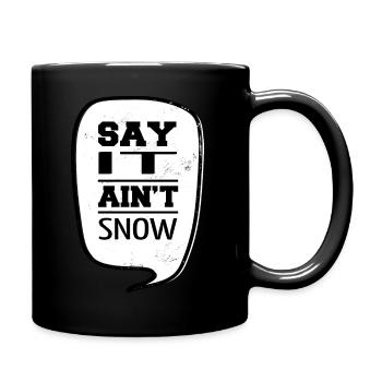 Present Comic Present Idea Dino Beach Christmas - Full Colour Mug - black - Right