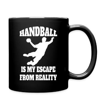 Handball player Handball player Handball player Handball - Full Colour Mug - black - Right