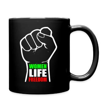 Women life freedom - Mug uni - noir - Droite