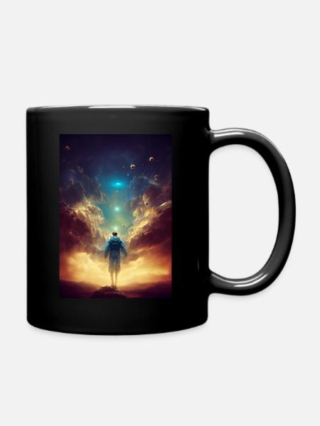 übernatürliche Kräfte - Tasse einfarbig - Schwarz