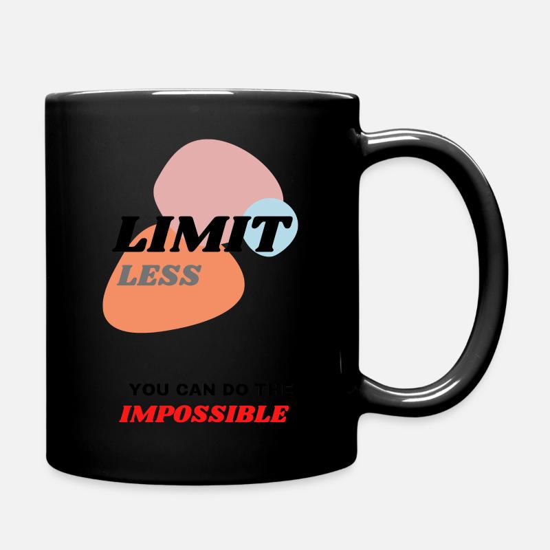 -LimitLESS- Modern design - Full Colour Mug - black