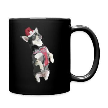 X-Wuff - Tasse einfarbig - Schwarz - Rechts
