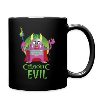 Chaotic Evil - Full Colour Mug - black - Right