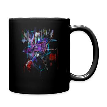 Architecture Structure - Abstract - Full Colour Mug - black - Right