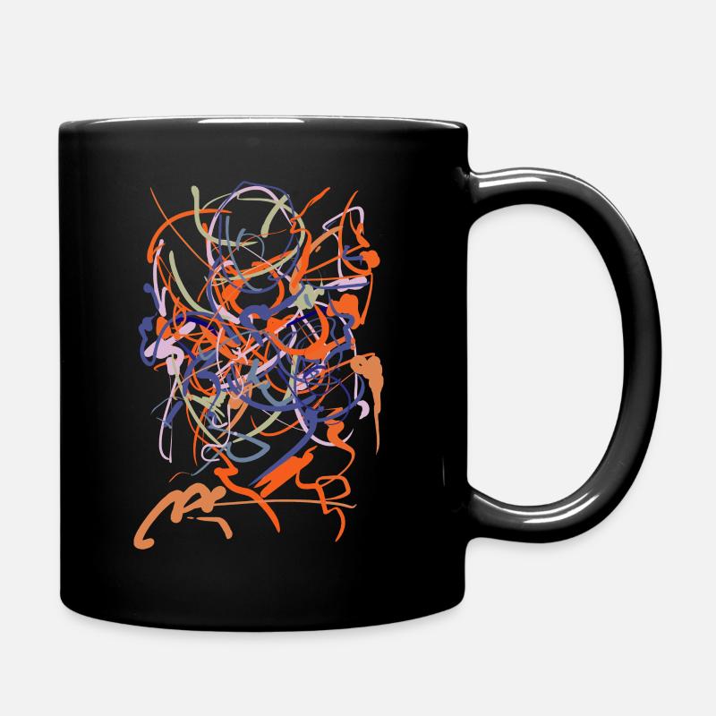 Modèles d’art abstrait - Mug uni - noir