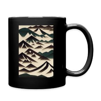 Mountain Vibes 7 - Mug uni - noir - Droite