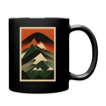 Mountain Vibes 9 - Mug uni - noir - Droite