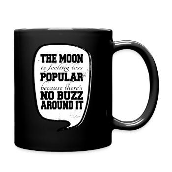 telescope present birthday earth celestial - Full Colour Mug - black - Right