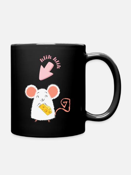 mouse - Full Colour Mug - black