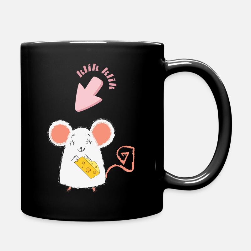 mouse - Full Colour Mug - black
