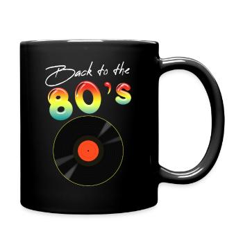 Années Rétro Vintage Musique Nostalgie - Mug uni - noir - Droite