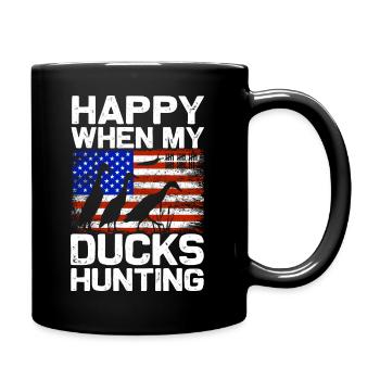 Running Ducks Indian Running Duck Memes - Full Colour Mug - black - Right