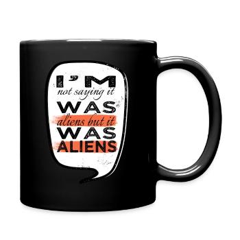 Cadeau d’humour génial Alien Puns 2019 - Mug uni - noir - Droite