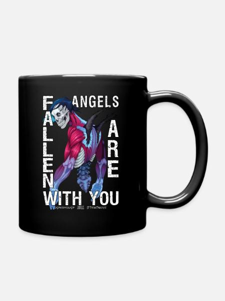 Fallen Angels - Tasse einfarbig - Schwarz
