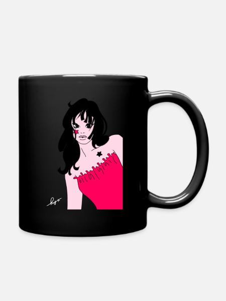 hello - Mug uni - noir