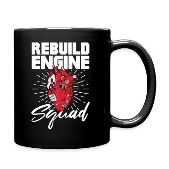 Reconstruire l’équipe de moteurs - Mug uni - noir - Droite