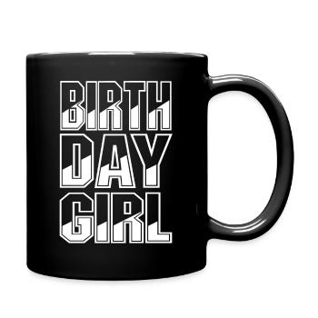 Birthday Girl - Full Colour Mug - black - Right