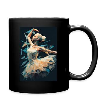 Ballerina - Tasse einfarbig - Schwarz - Rechts