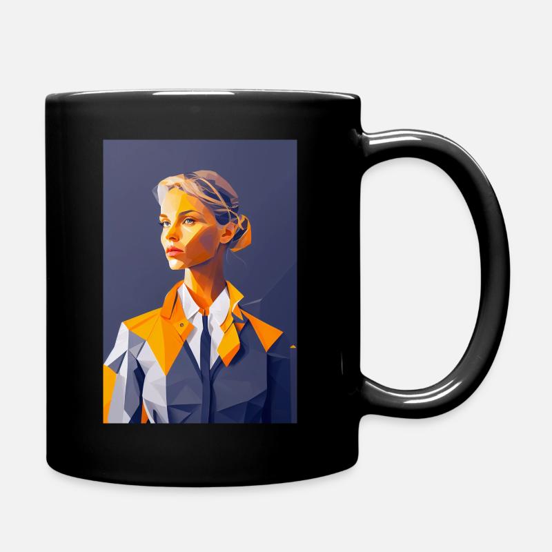 Stewardess - Full Colour Mug - black