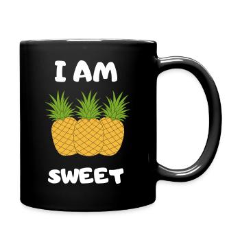 Je suis doux - Design - Mug uni - noir - Droite