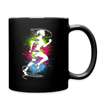 Course à pied Sports Jogger Femme Course Jogging Course à pied - Mug uni - noir - Droite