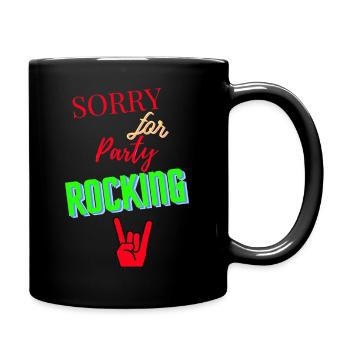 Party Rocking - Tasse einfarbig - Schwarz - Rechts