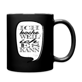 all lives matter geek küche kochen kochkunst - Tasse einfarbig - Schwarz - Rechts