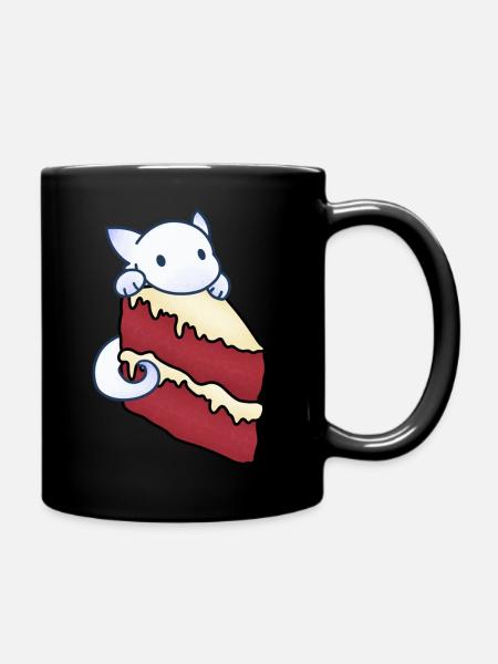 Gâteau de velours rouge - Mug uni - noir