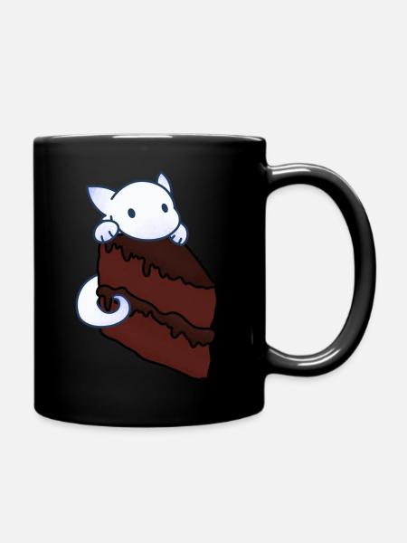 Gâteau au chocolat - Mug uni - noir
