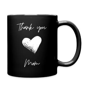 Merci maman - Cadeau de fête des mères - Mug uni - noir - Droite
