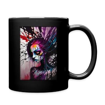 Portrait of a dream - Full Colour Mug - black - Right
