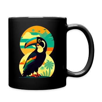 Toucan - Full Colour Mug - black - Right