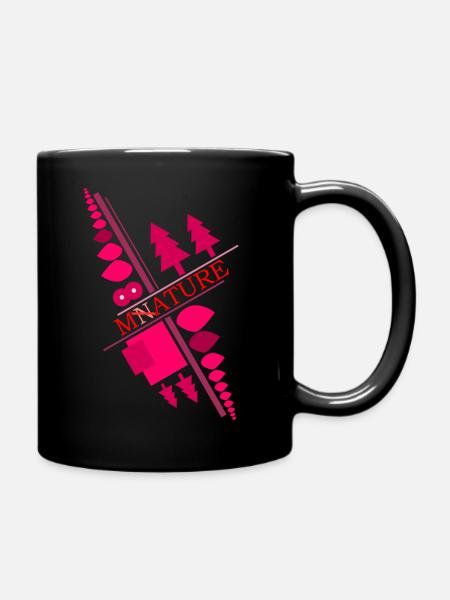 N(M)ature - Tasse einfarbig - Schwarz