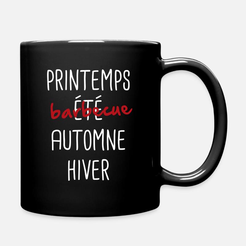 Saison du Barbecue - Mug uni - noir