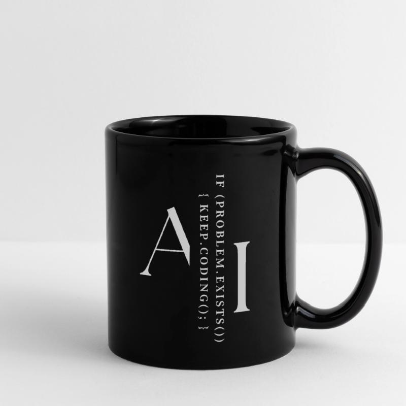 AI Keep Coding Full Colour Mug