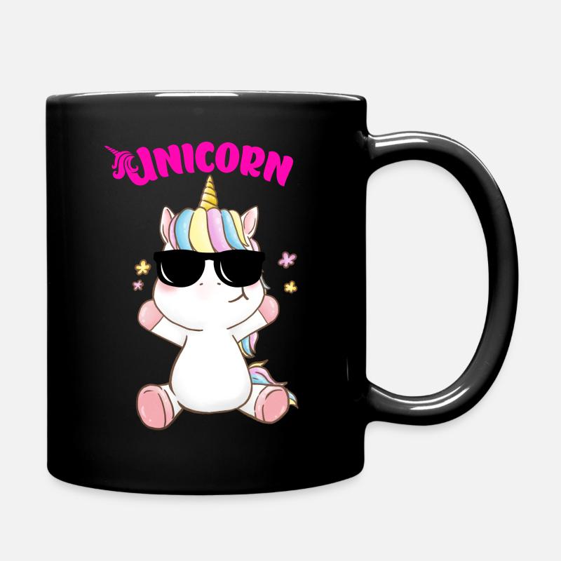 Unicorn Crew - Full Colour Mug - black