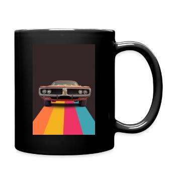 Retro Hive - Full Colour Mug - black - Right