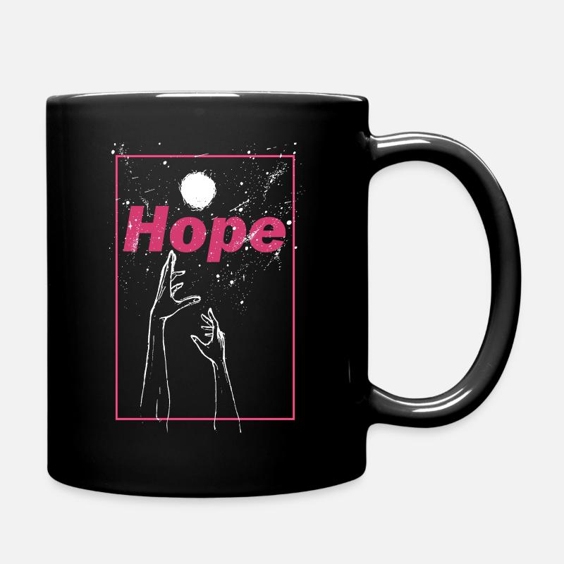 Hope Graphic - Full Colour Mug - black
