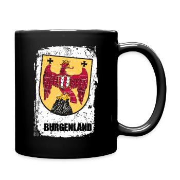 Burgenland Bundesland Österreich Geschenksidee - Tasse einfarbig - Schwarz - Rechts