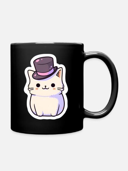 Chaton Love - Mug uni - noir