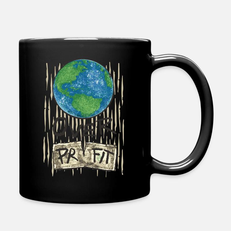 Aktivismus des Planeten Erde - Tasse einfarbig - Schwarz