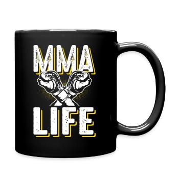 Vie MMA - Mug uni - noir - Droite