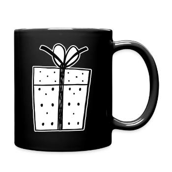 Geburtstag - Tasse einfarbig - Schwarz - Rechts