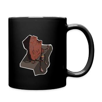 Auto-préservation - Mug uni - noir - Droite