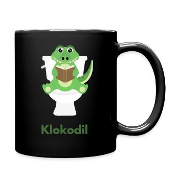 Klokodil - Tasse einfarbig - Schwarz - Rechts
